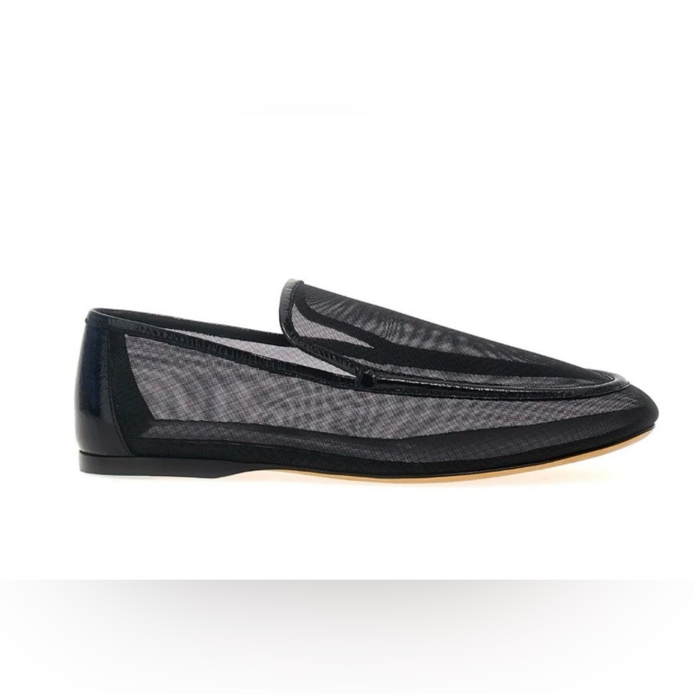 KHAITE women’s Elegant Black Slip-Ons